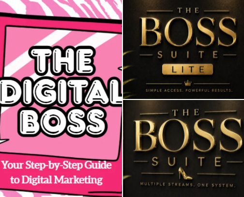 🤑Boss Money Moves & Online Income cover photo collage
