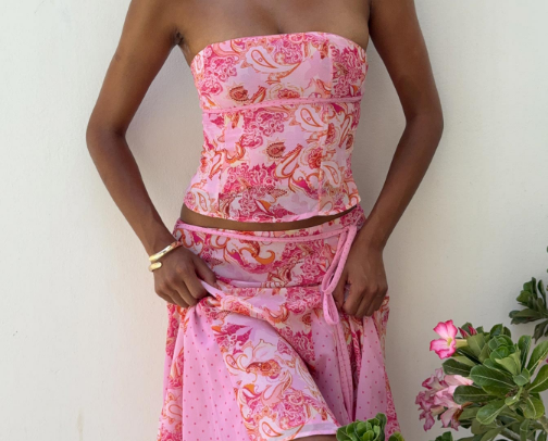 Skirt sets cover photo collage