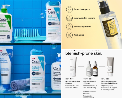 🌿 Skincare Staples Under $30 💧 cover photo collage