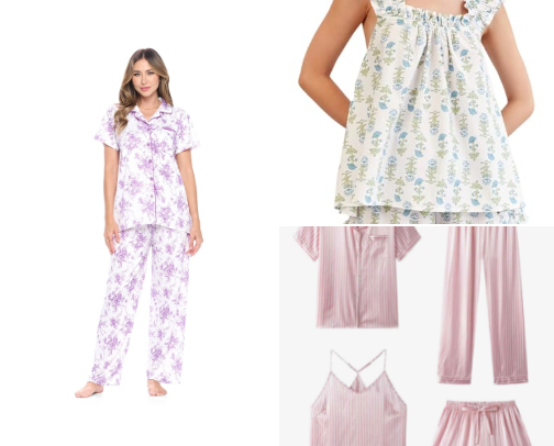 Cutest Pajama Sets cover photo collage