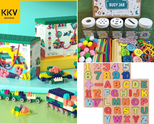 Rekomendasi Mainan untuk Kecerdasan Anak cover photo collage