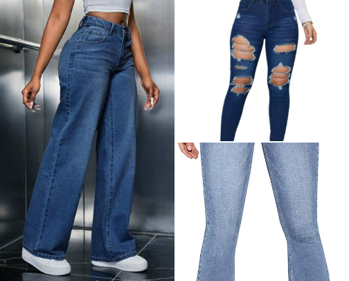 Denim collections cover photo collage