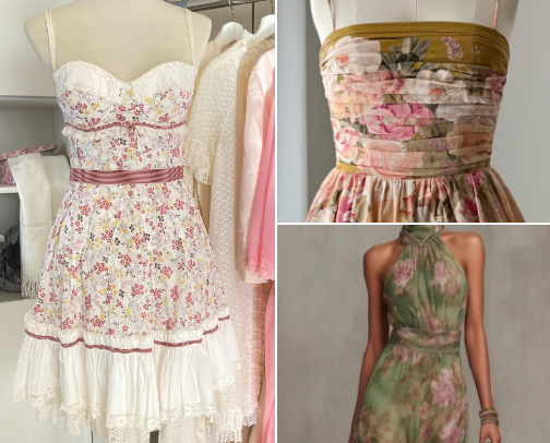 Pretty Spring Dresses cover photo collage