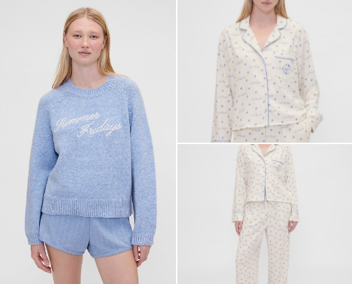 The Gap x Summer Fridays Collab cover photo collage