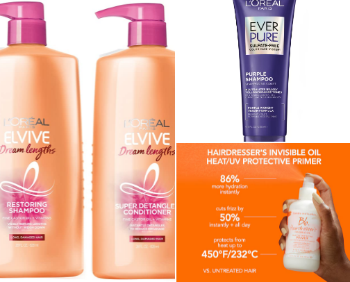 Haircare cover photo collage