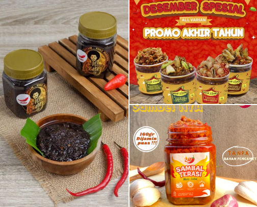 A variety of delicious, ready-to-serve instant chili sauces cover photo collage