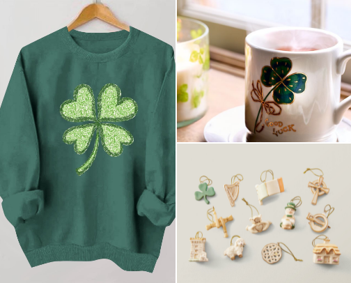 St. Patrick's day cover photo collage