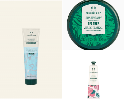 the body shop must haves! cover photo collage
