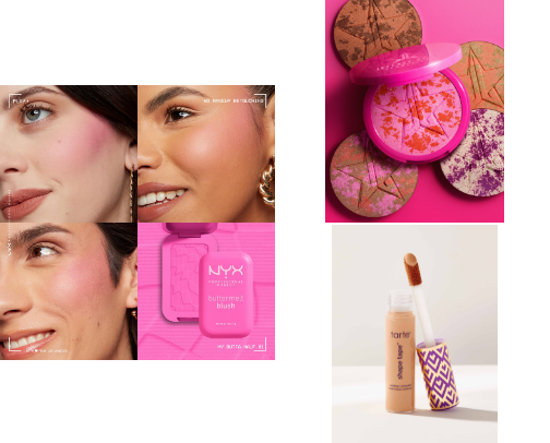My favorite Make up items cover photo collage
