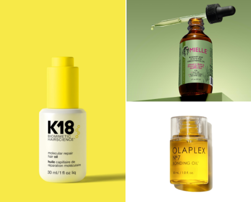 30 Rescue Heroes for Damaged Hair: Oils, Shampoos, Serums & Split-End Fixes cover photo collage