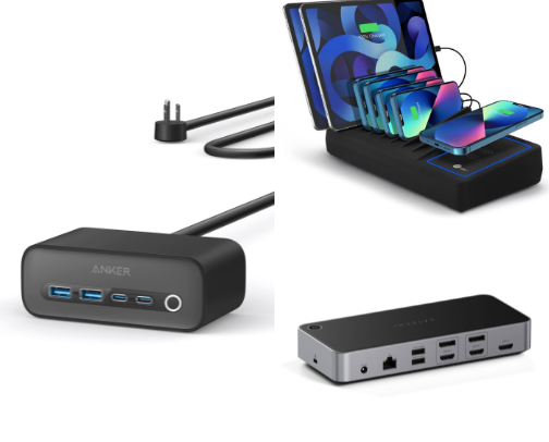RECOMENDATION MULTI DEVICE CHARGING  HUBS cover photo collage