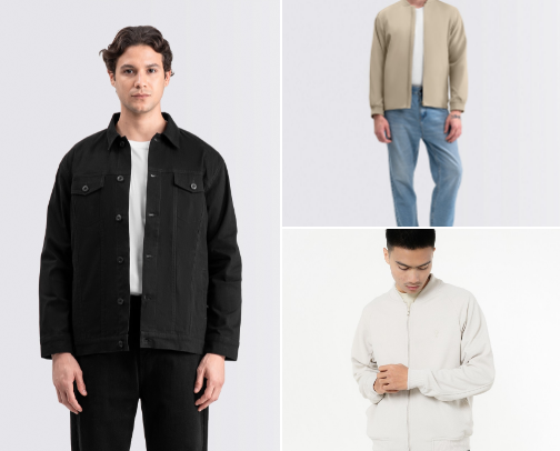 Stylish Jacket For Men cover photo collage