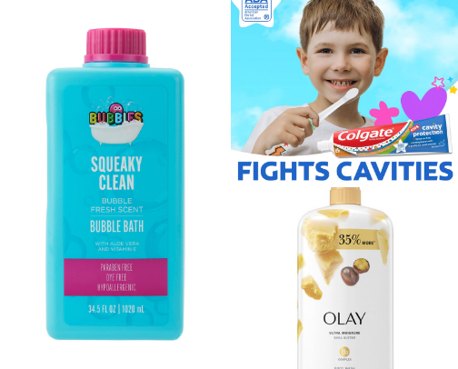 Bath and Body cover photo collage