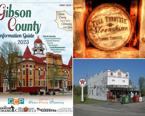Gibson County, Tennessee cover photo collage
