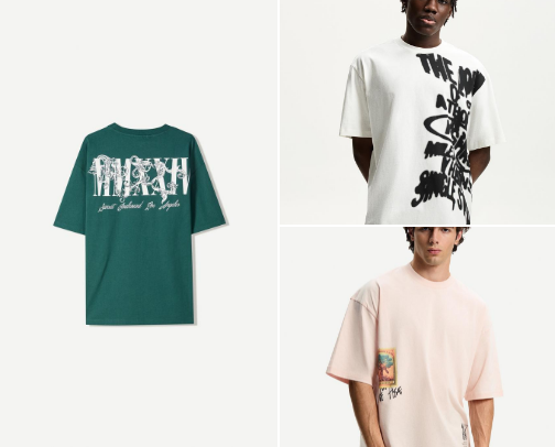 BERSHKA / MEN cover photo collage