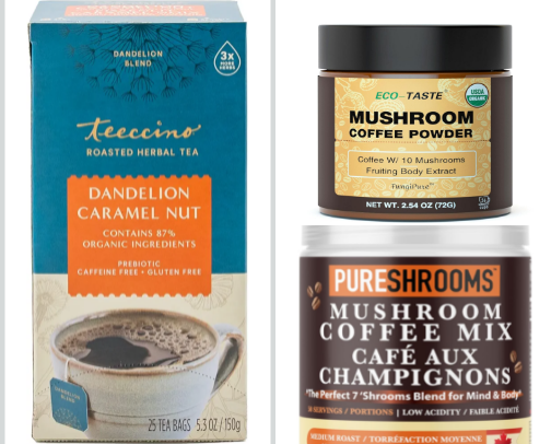 Best Coffee Alternatives for Natural Energy & Focus cover photo collage