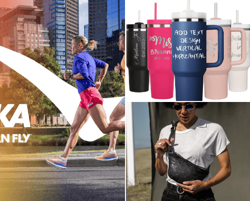 Hot girl walk cover photo collage