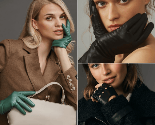 Gloves cover photo collage