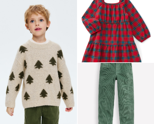 Classy Kid’s Christmas Clothes & PJ’s cover photo collage