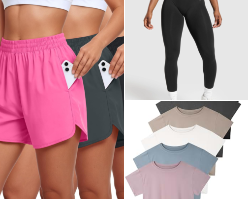 Fitness must haves cover photo collage