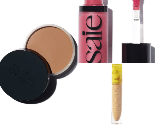 "Clean makeup only" routine cover photo collage