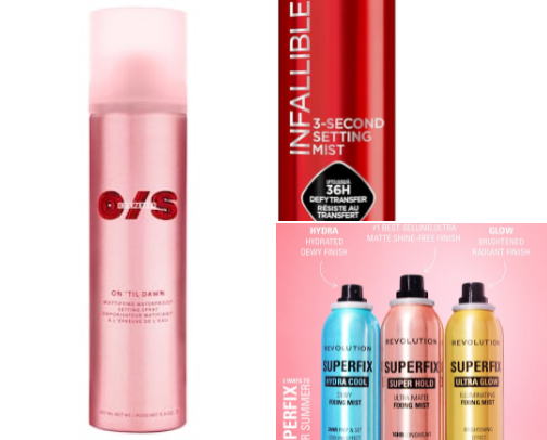 BEST Setting Sprays You Need cover photo collage