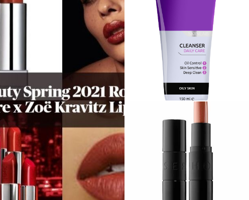 Ultimate beauty collection—for lucious looks. cover photo collage