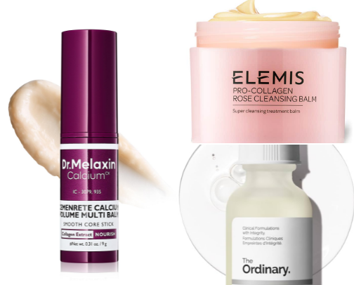 Skincare saviours for 30-something skin ✨ cover photo collage