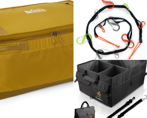 Car Camping Gear That Saves Space in Small SUVs cover photo collage