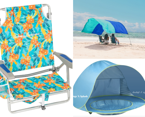 Beach must haves cover photo collage