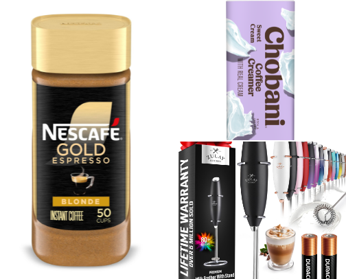 iced coffee must haves cover photo collage