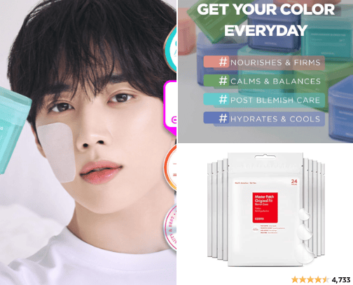 k-beauty must haves ฅ^•ﻌ•^ฅ- jan. edition cover photo collage