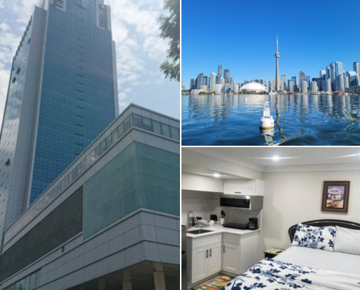 Hotel ideas for a lovely trip, Toronto, Canada: Skyline Sunsets, City Icons & Stays cover photo collage