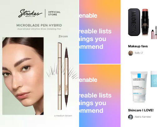 My favorite beauty recs cover photo collage