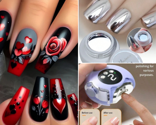 Nails, Nails, Nails cover photo collage