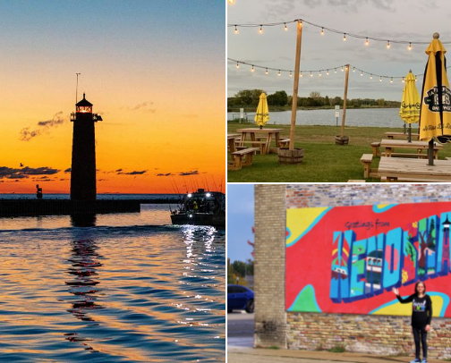 Kenosha, WI Vibes cover photo collage