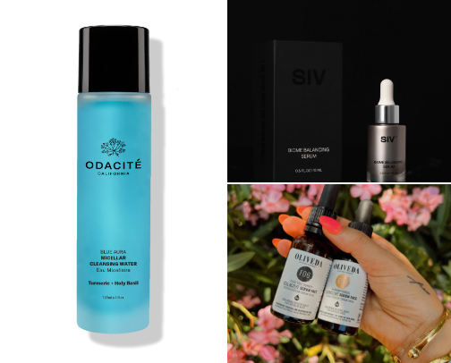 Skincare cover photo collage