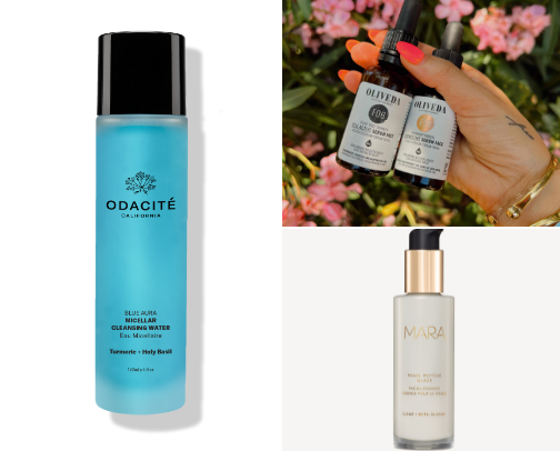 Skincare cover photo collage