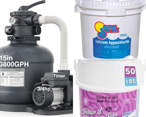 Pool Cleaners, Maintenance Tools & Backyard Upgrades for an Easier Swim Season cover photo collage