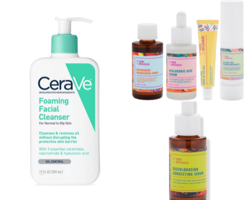 Skincare cover photo collage