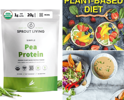 plant-based and clean organic products cover photo collage