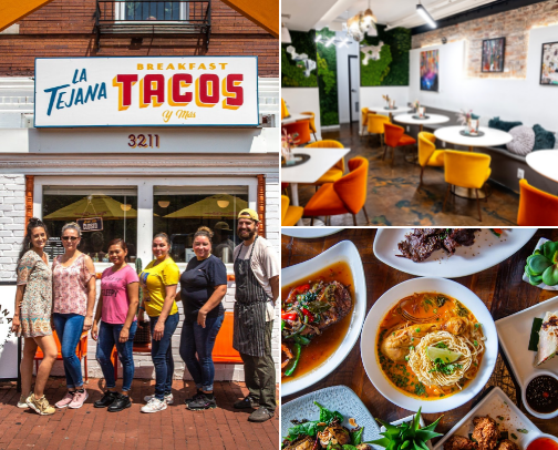 Easy & delicious spots to eat in DC cover photo collage