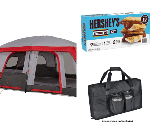 Camping trip cover photo collage