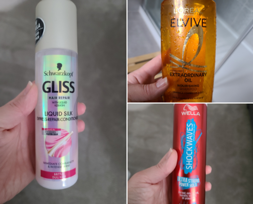 Frizzy hair...be gone! cover photo collage