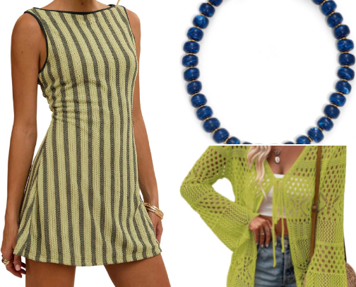 Summer concert outfit cover photo collage