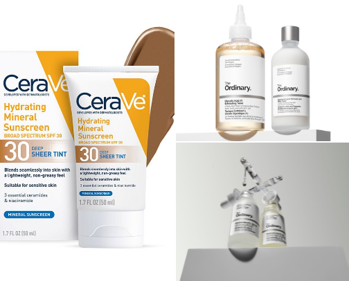 Skincares cover photo collage