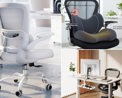 Minimalist Desk Setups & Home Office Upgrades. cover photo collage