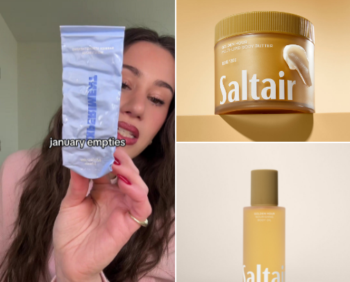 Skincare for glowy skin! cover photo collage