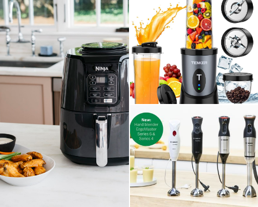Smart gadgets that make the most of every inch in your kitchen. cover photo collage