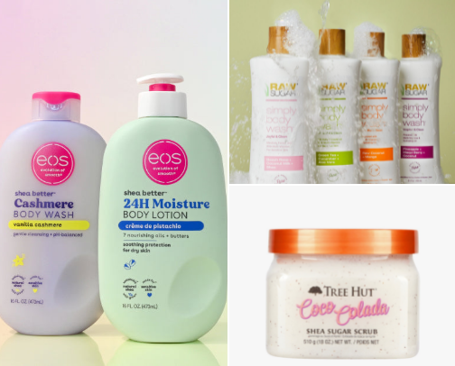 Lotion/body cover photo collage